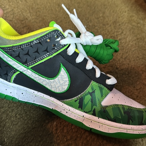 COPY - Nike dunk low “ what the duck” Away multicolored size 10 - Picture 10 of 12